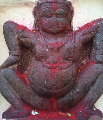 Goddess sculpture in the Kamakhya temple