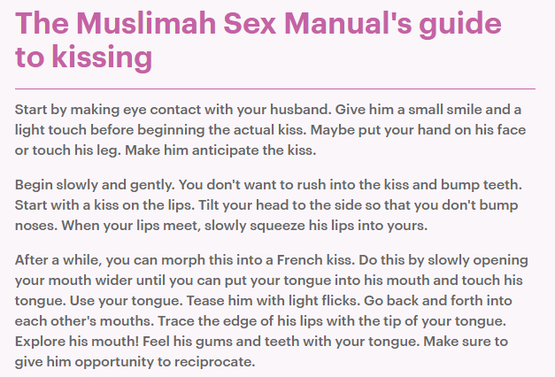 kiss muslim