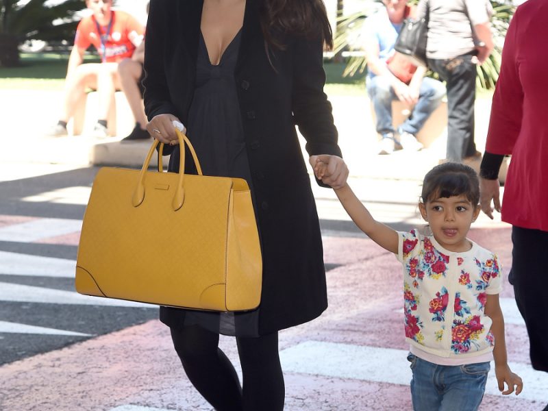NICE, FRANCE - MAY 24:  Aishwarya Rai is seen arriving in Nice for the 67th Annual Cannes Film Festival on May 24, 2014 in Nice, France.  (Photo by Jacopo Raule/GC Images,)